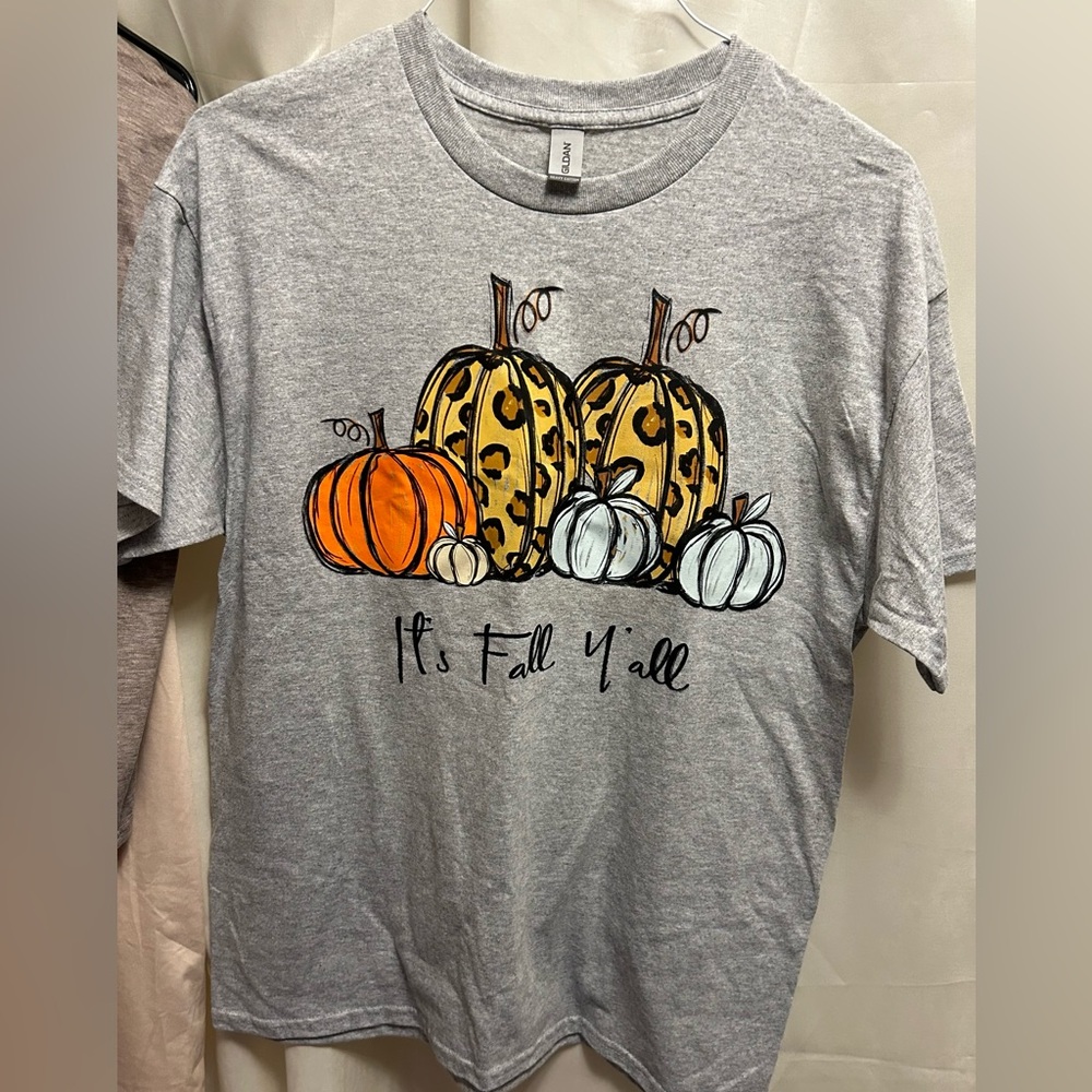 3t grey FALL T-shirt “it’s Fall y’all “ fall design